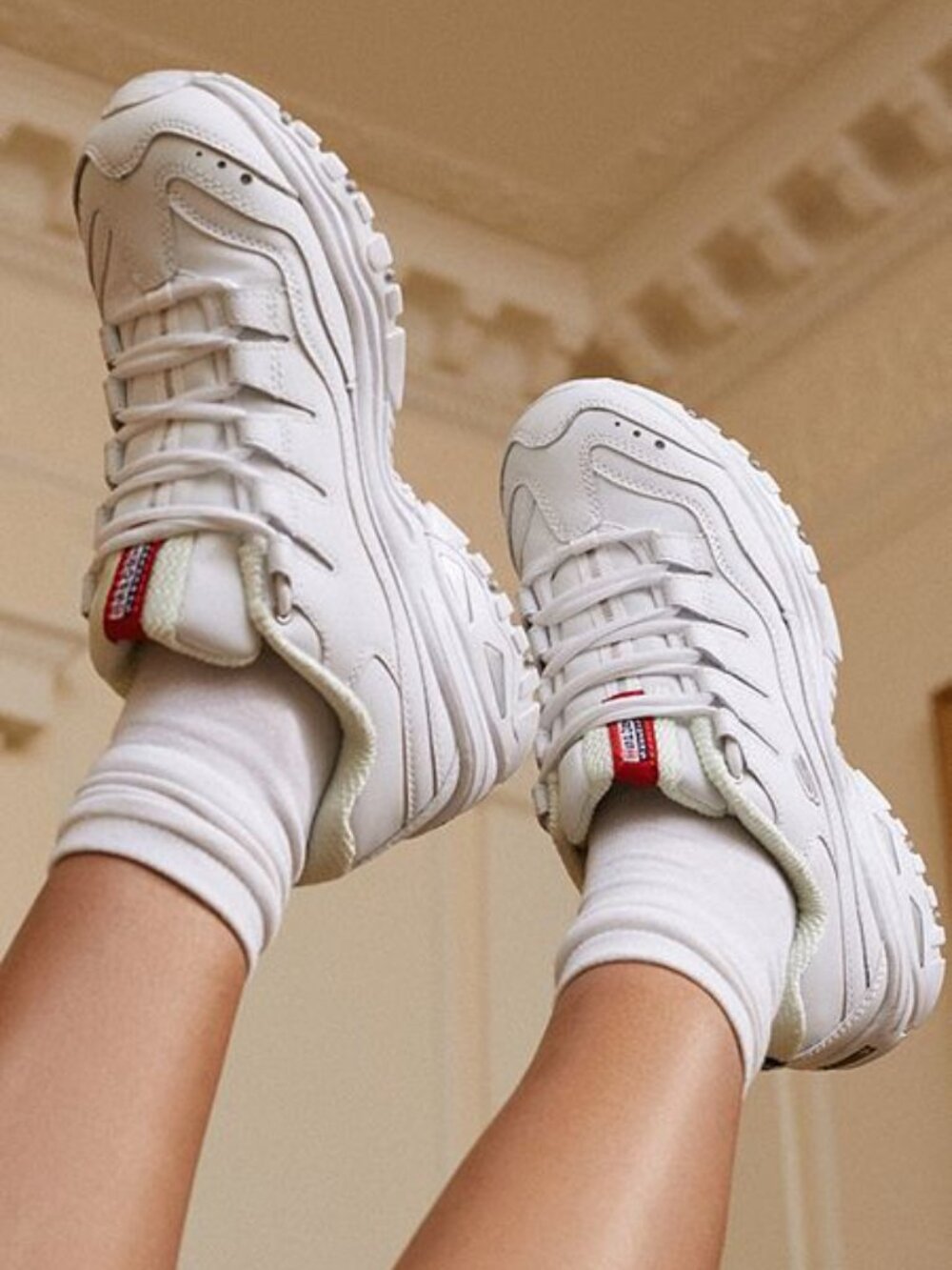 Skechers Sport Women's Energy Sneaker Shoes White/Millenium Size 10 NEW
